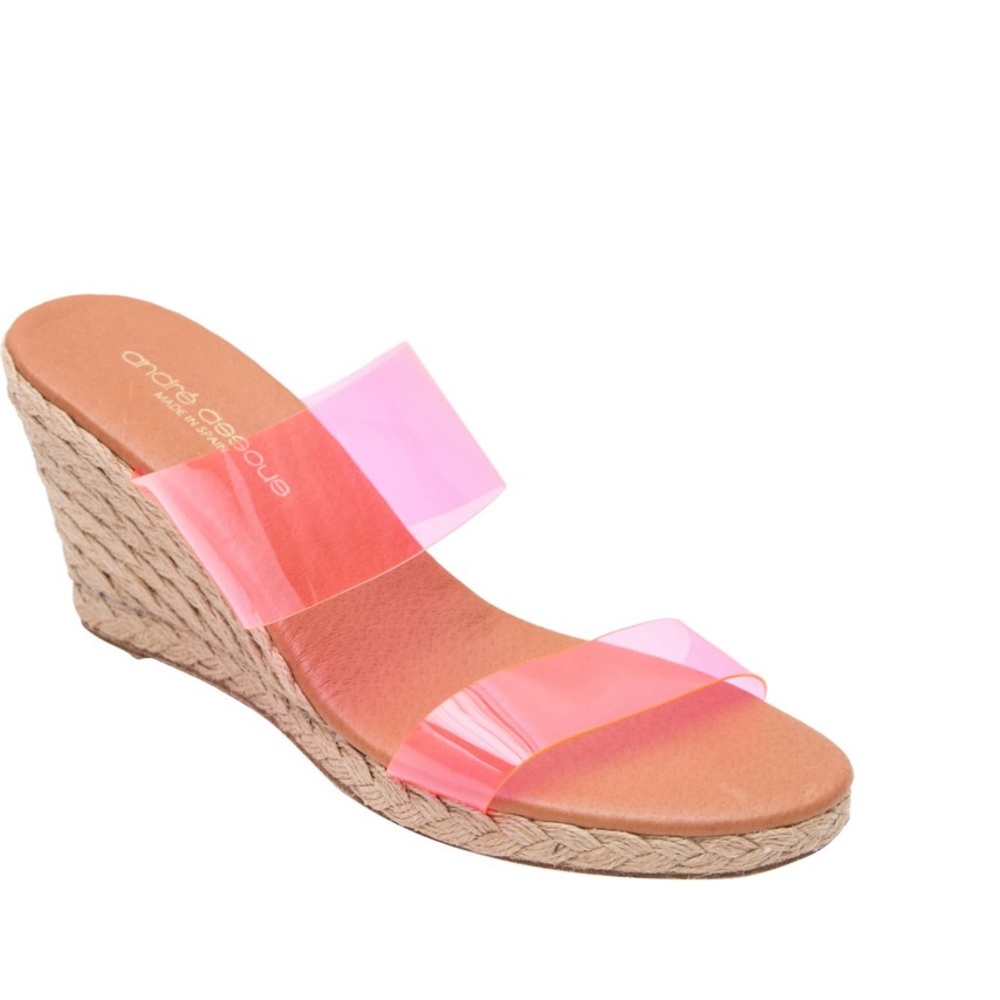 ANDRÉ ASSOUS Anfisa Espadrille Wedge. Size 38/ US8